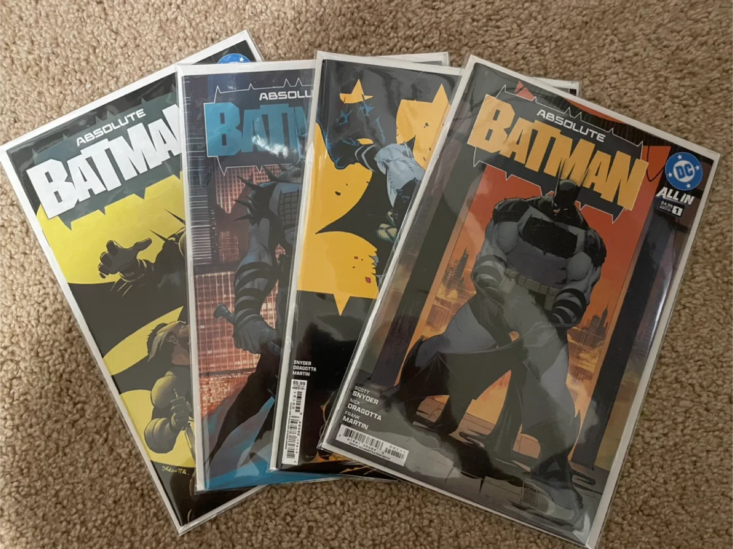 Absolute Batman Comic Book Set
