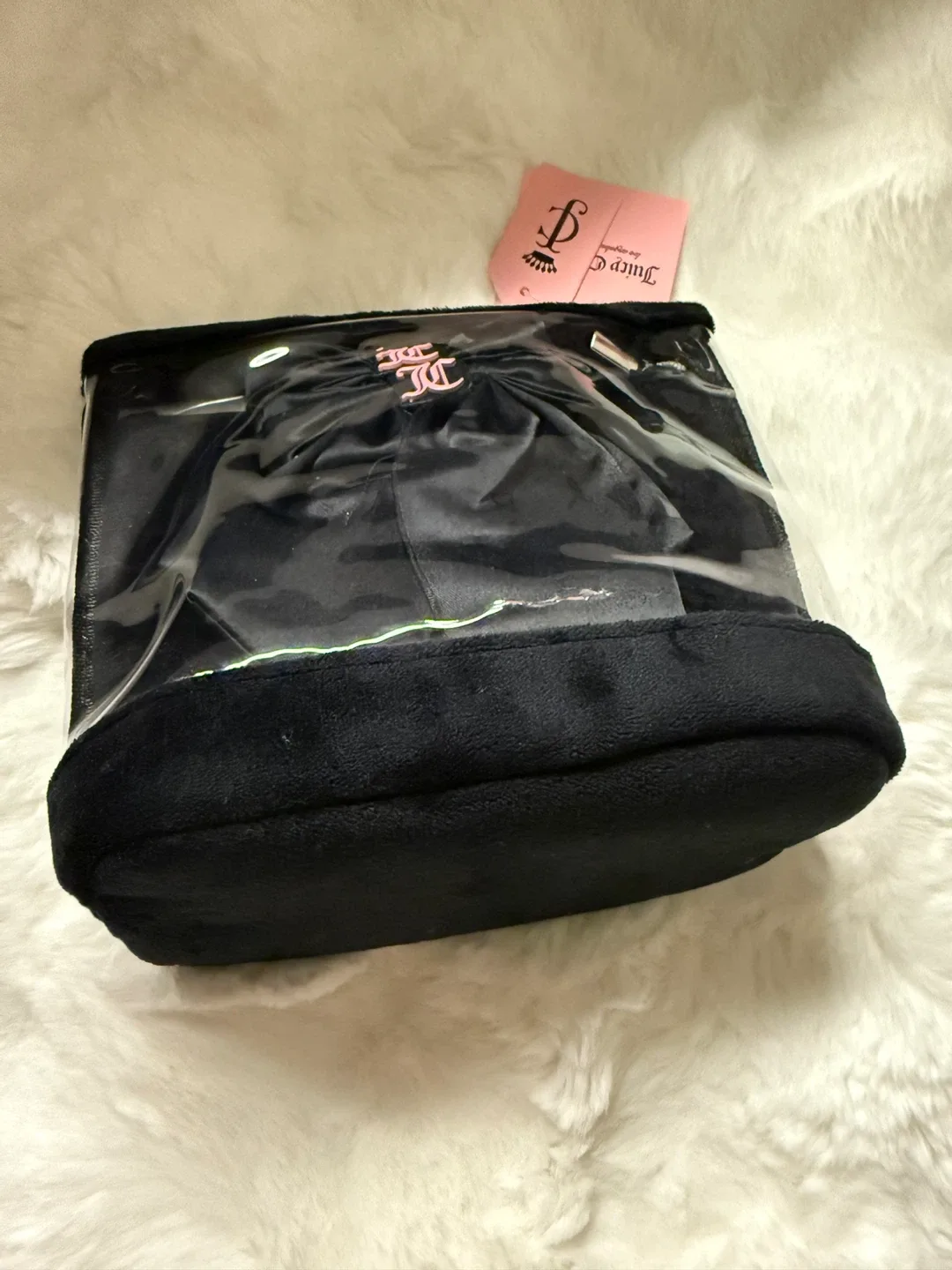 Juicy Couture Black Cosmetic Bag - New image indicator(3)