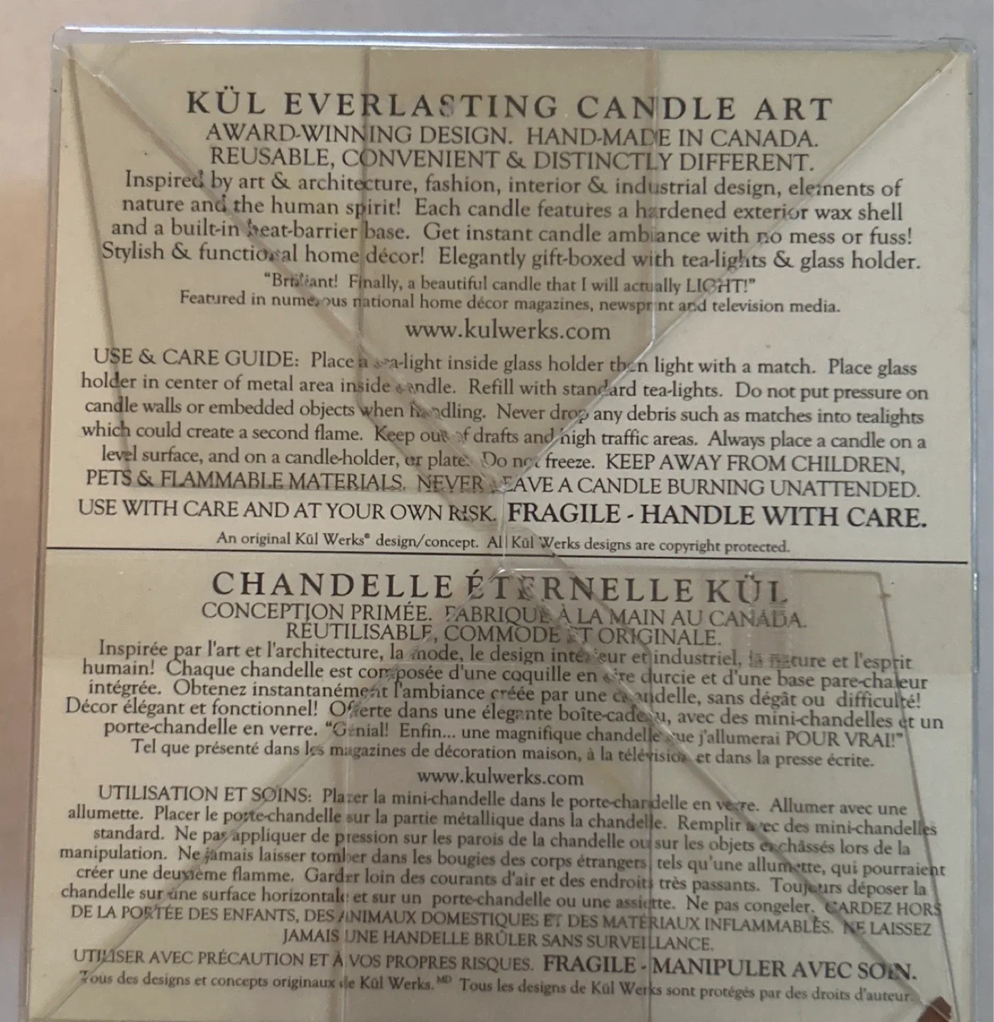 KÜL WERKS Candle Art - Award-Winning Design image indicator(8)