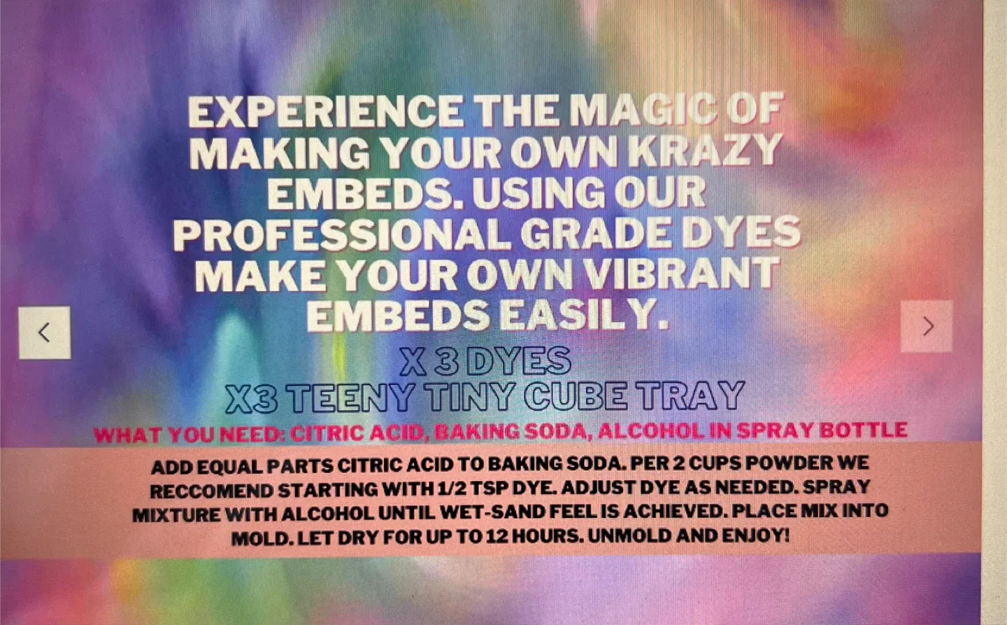 Bath Bomb Embed Kit image indicator(2)