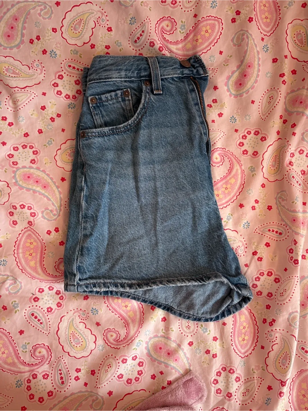 Levi's Premium High Loose Denim Shorts - Size 25 image indicator(4)
