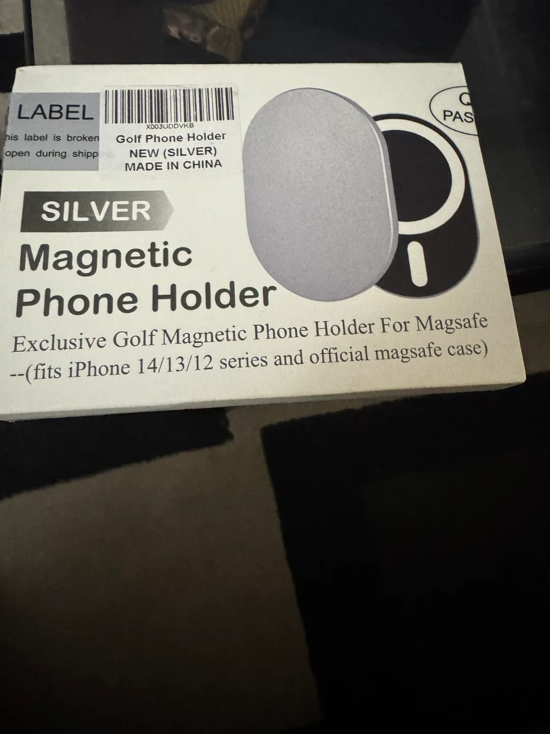 New Silver Golf Magnetic Phone Holder for Magsafe