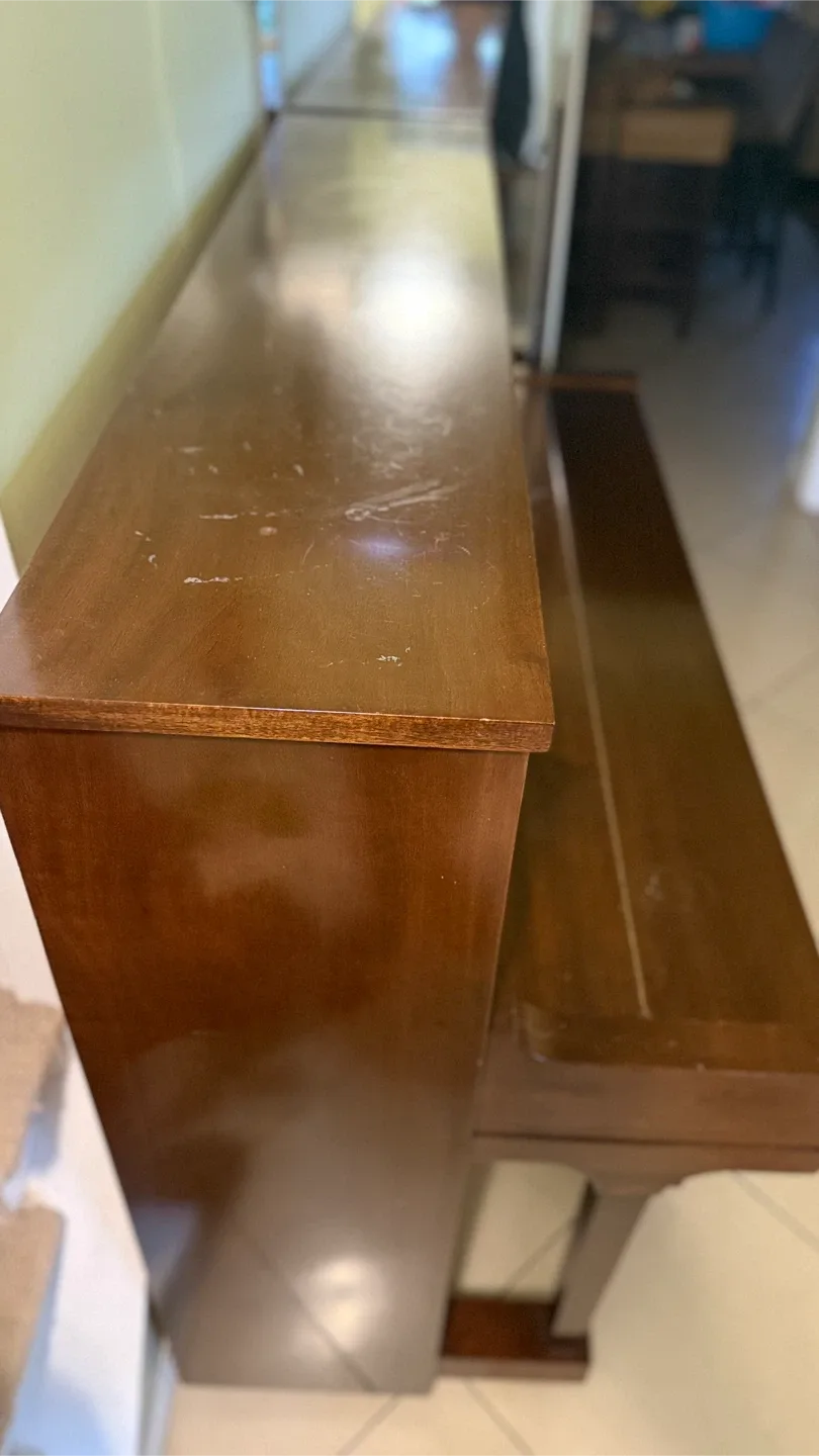 Upright Piano with Bench