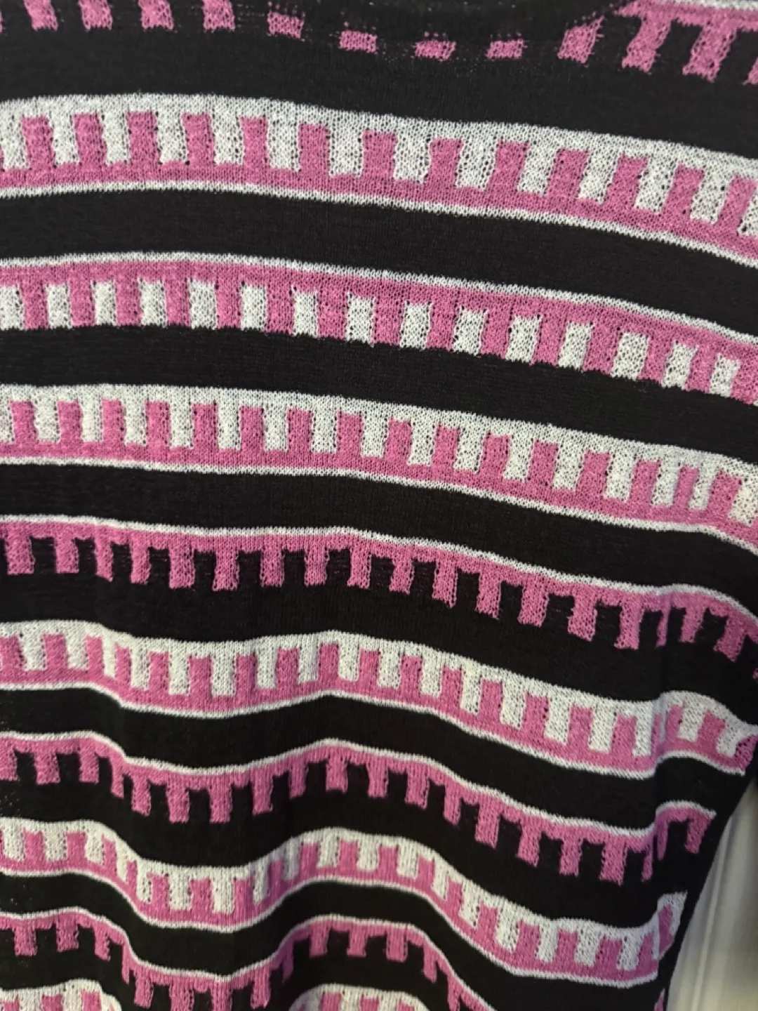 Black & Pink Knit Top image indicator(2)