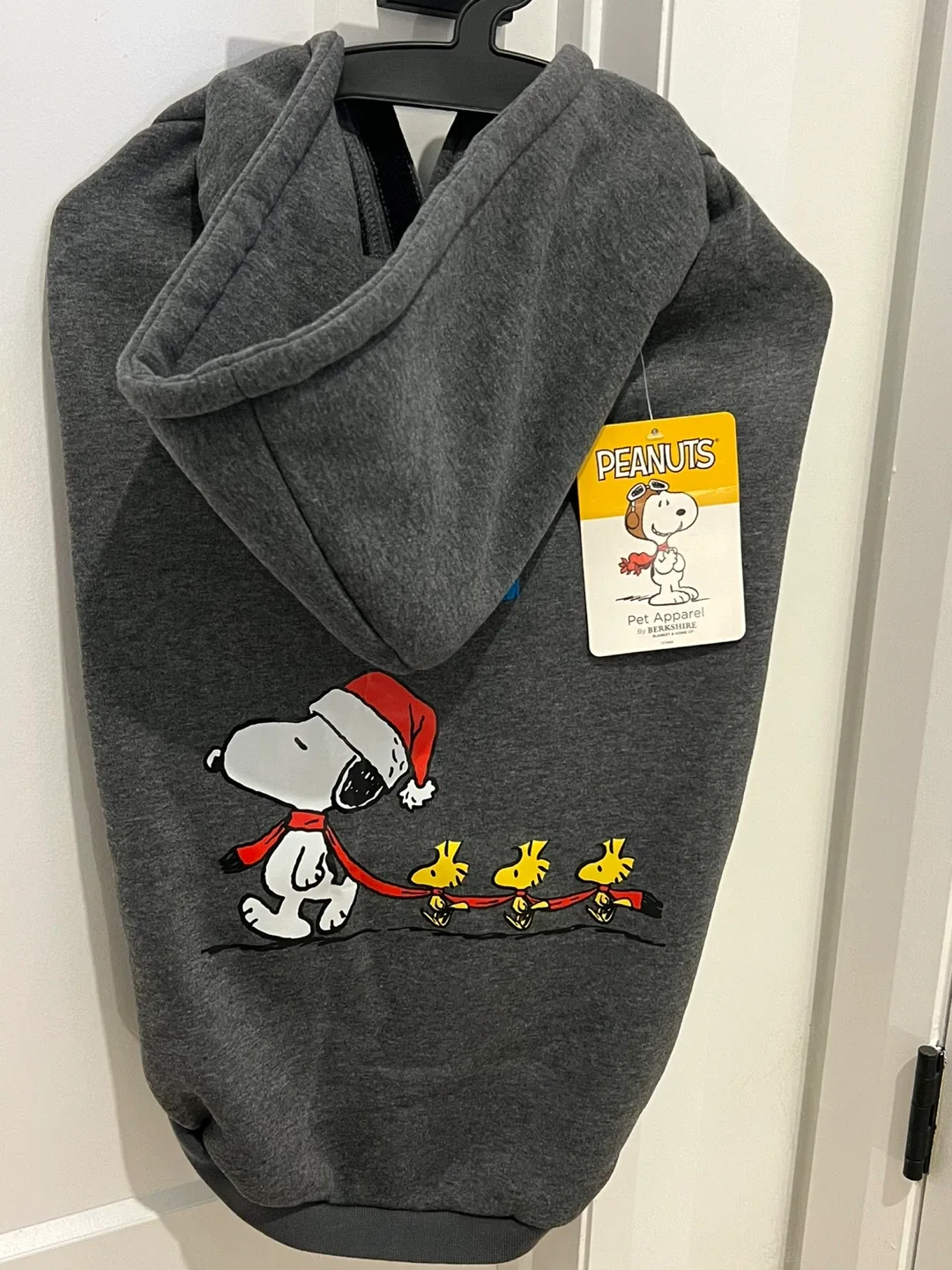 New Peanuts Snoopy Pet Apparel Hoodie - Size Large
