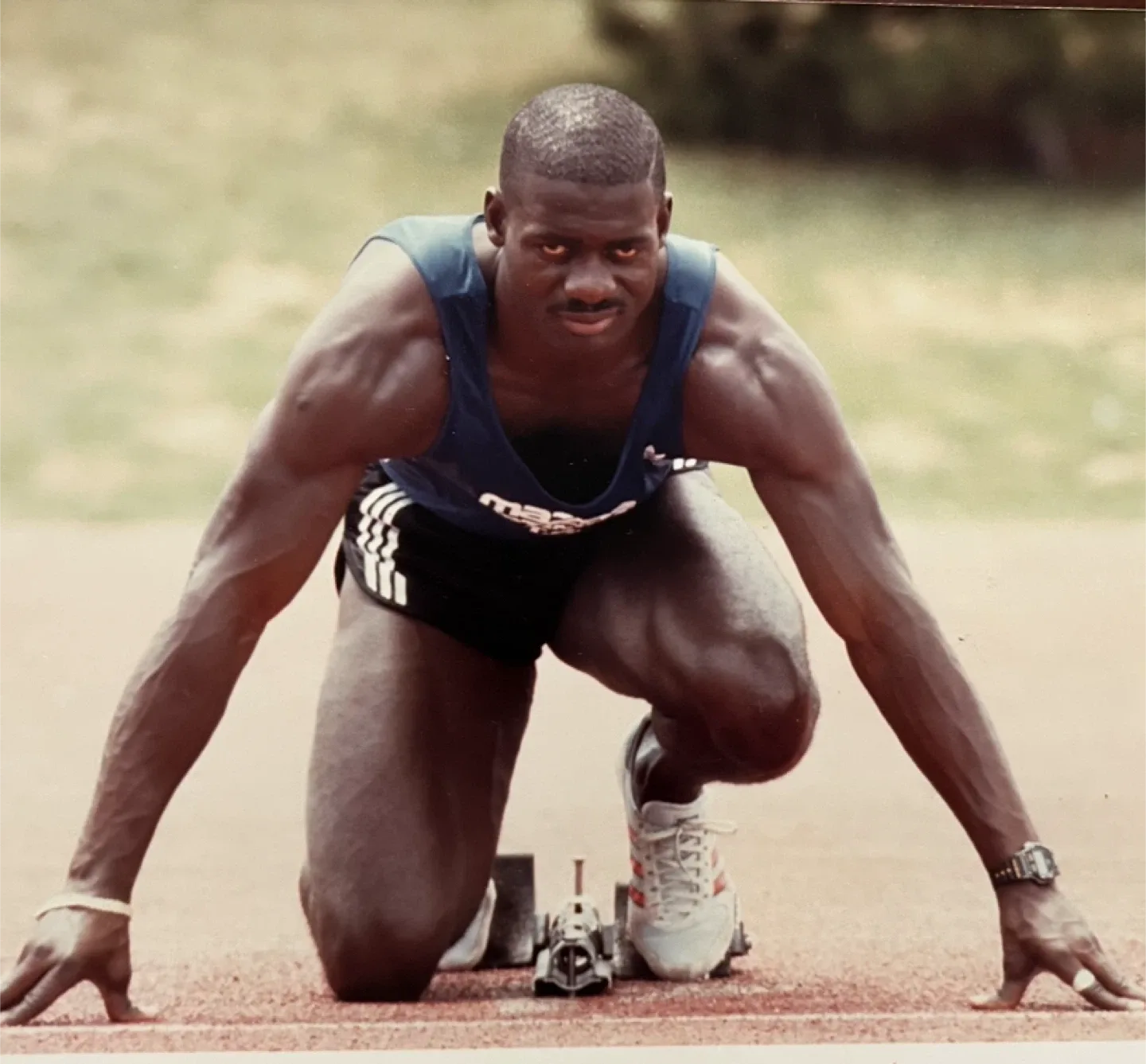 Ben Johnson (Canadian sprinter) vintage photo press large size