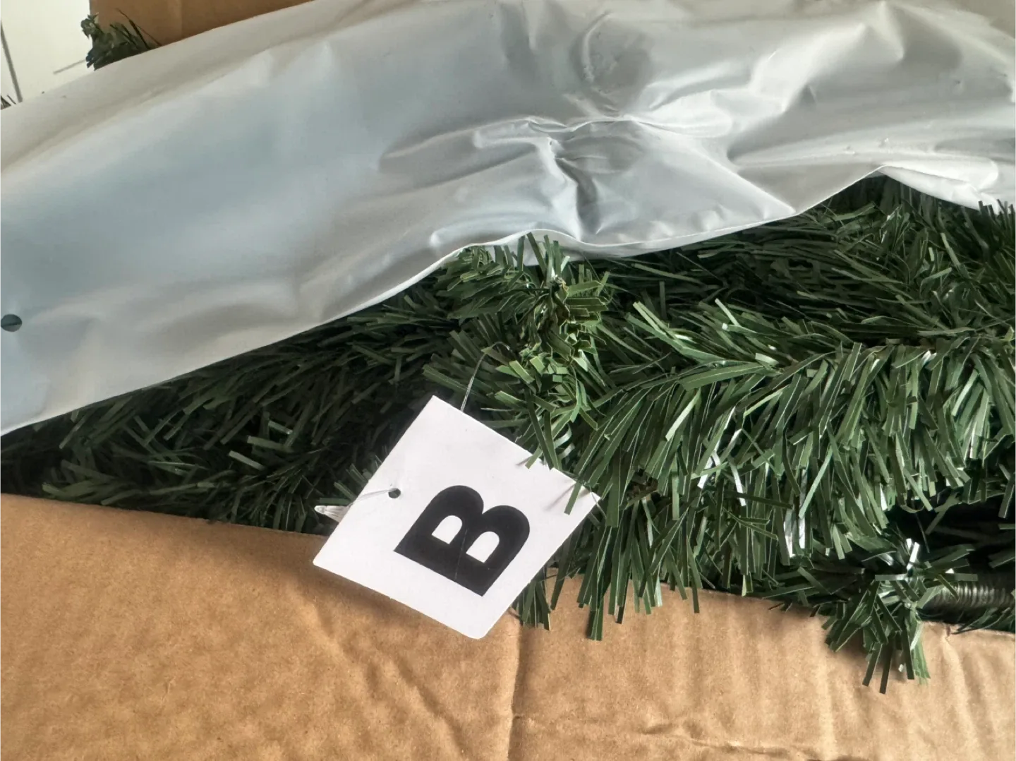 Brand New 6ft. tall Green Christmas Tree New in Box Never Used image indicator(6)