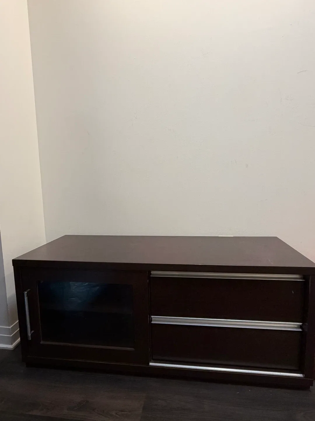 Dark Brown TV Stand Cabinet