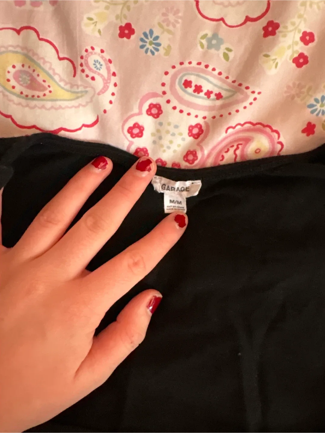 Garage Black Crop Top - Size M image indicator(3)