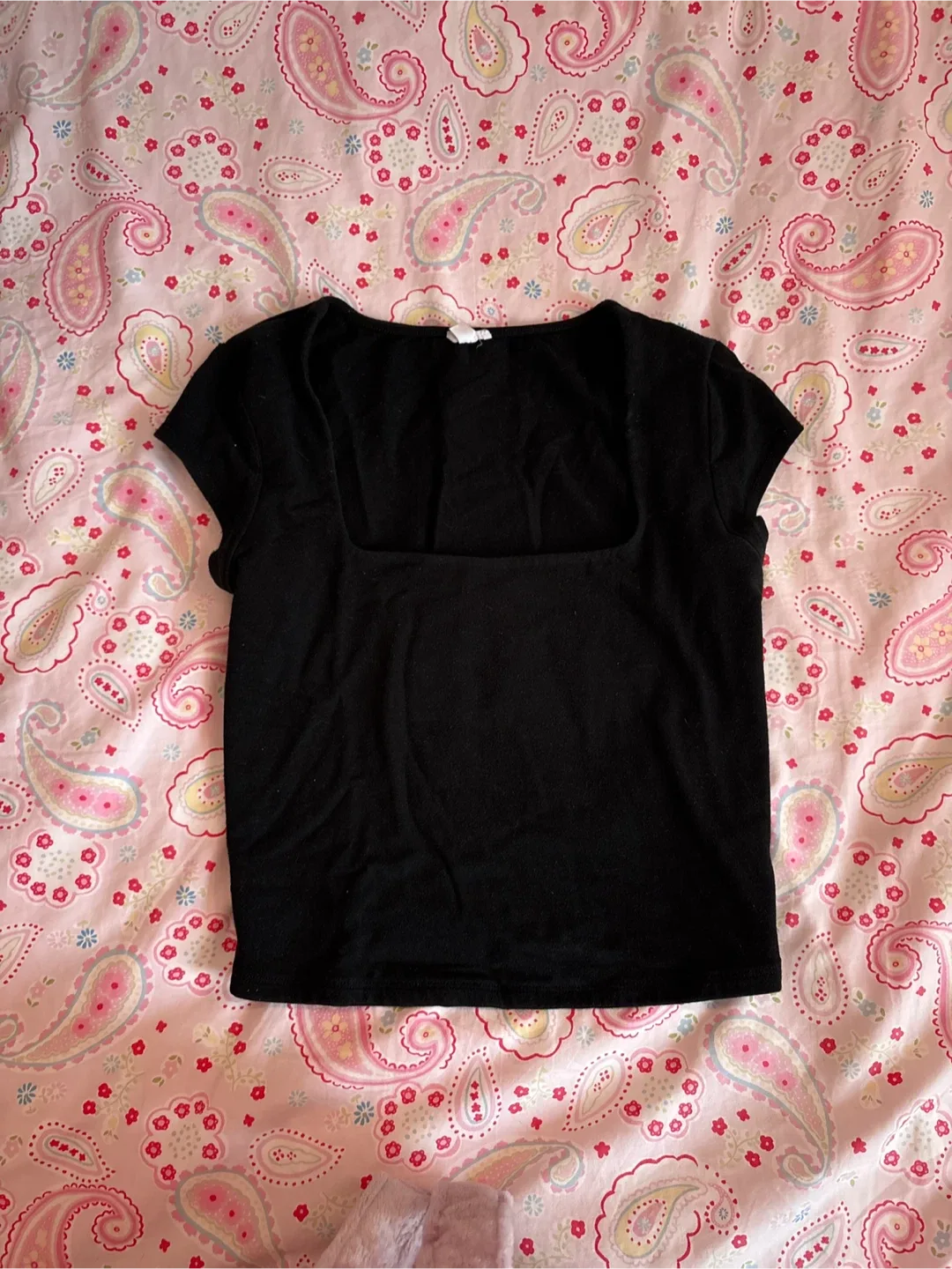 Garage Black Crop Top - Size M