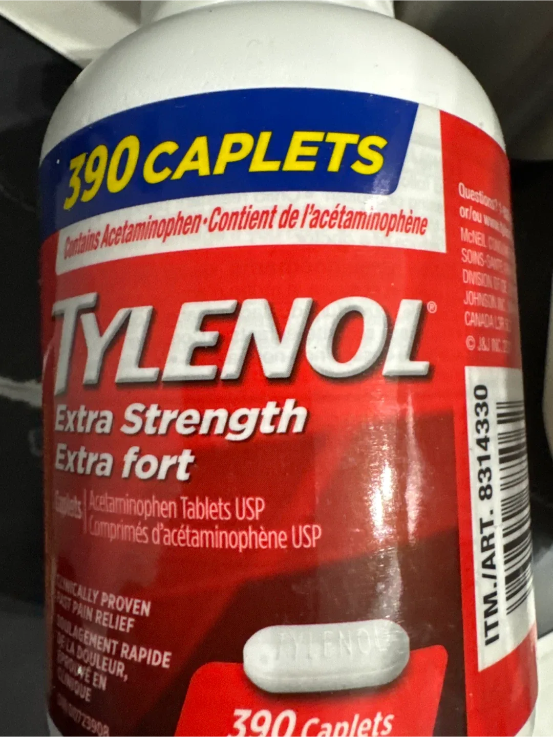 Tylenol Extra Strength - 390 Caplets