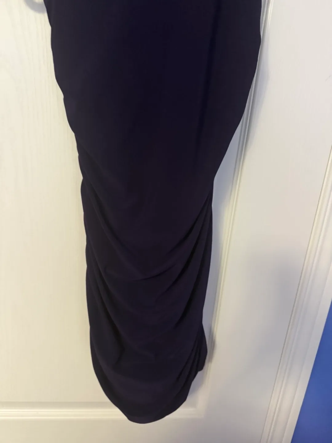 One-shoulder Purple Dress image indicator(3)