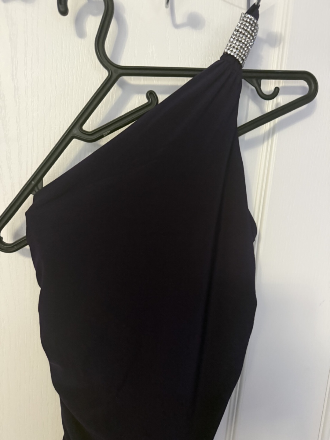 One-shoulder Purple Dress - photo 2