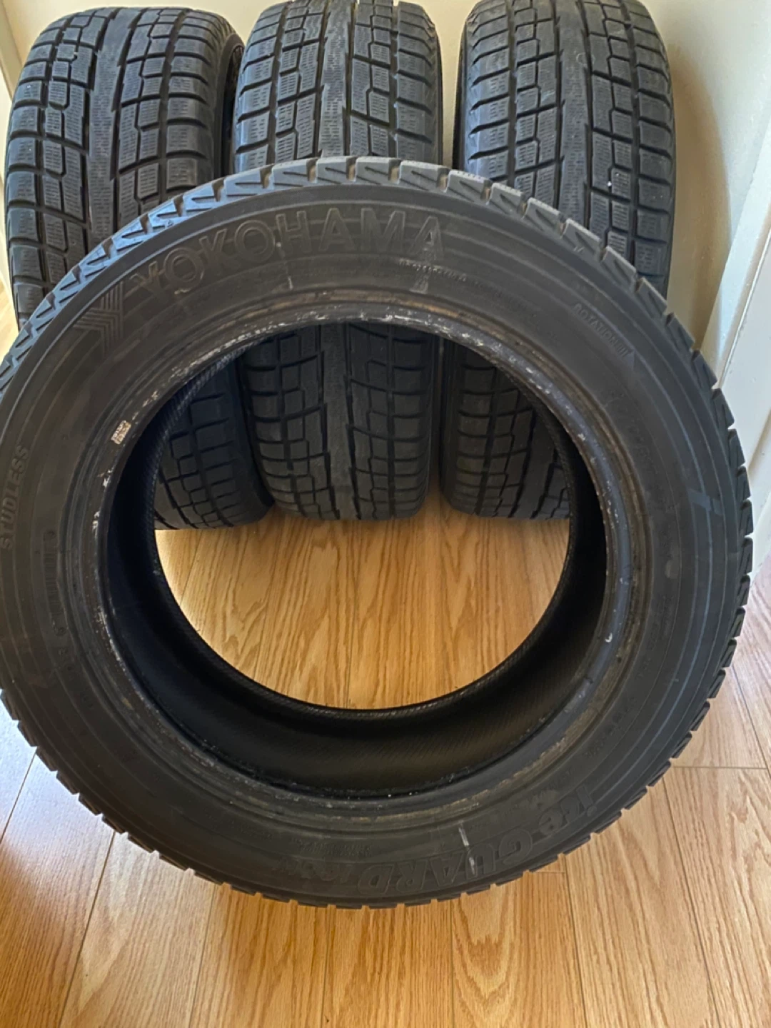 4 Yokohama IceGuard Studless Winter Tires 215-60-17  - Set of 4 - photo 3