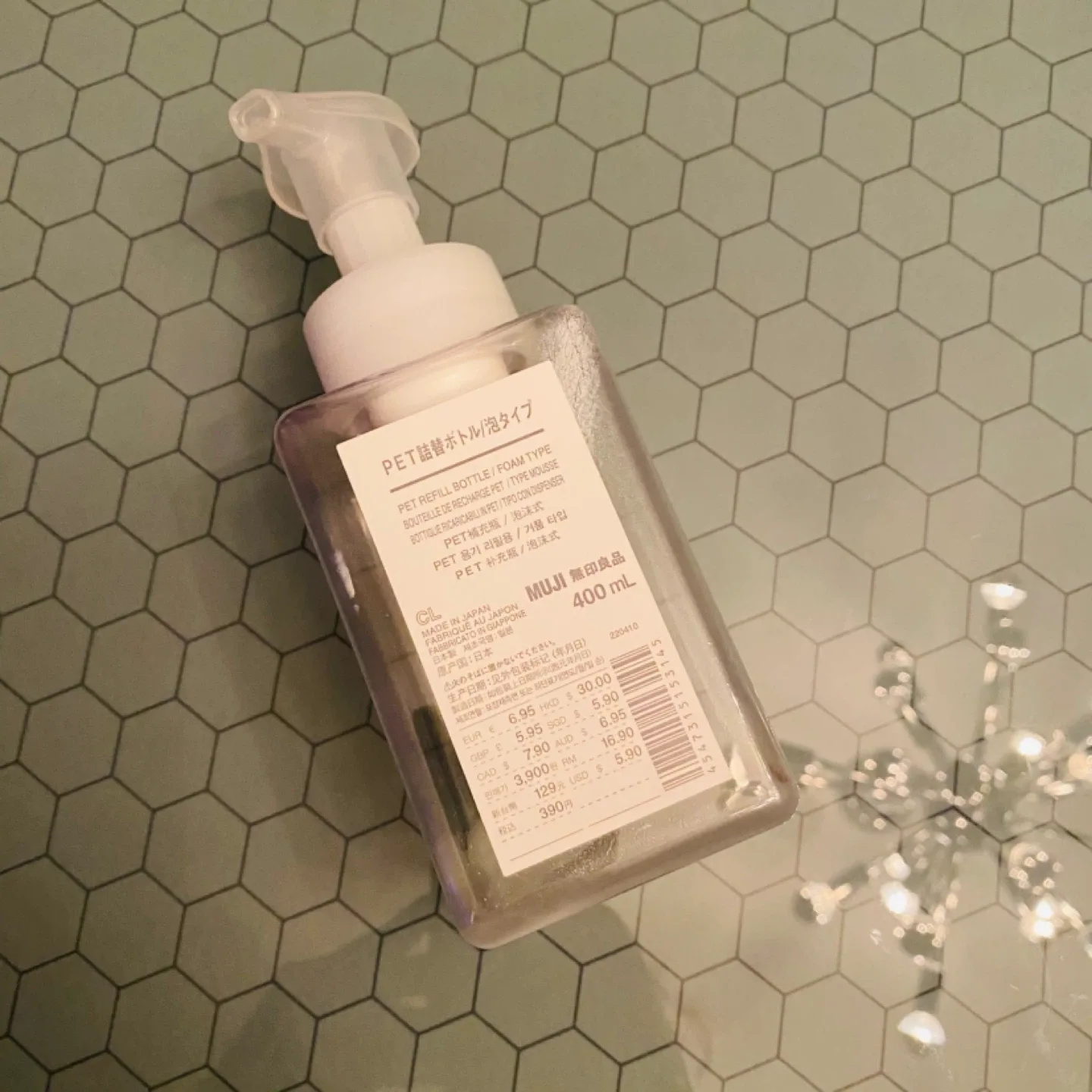 MUJI 400mL PET Refill Bottle *Foam