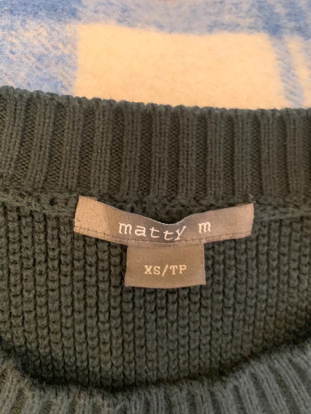 Matty M Green Sweater - Size XS - photo 2