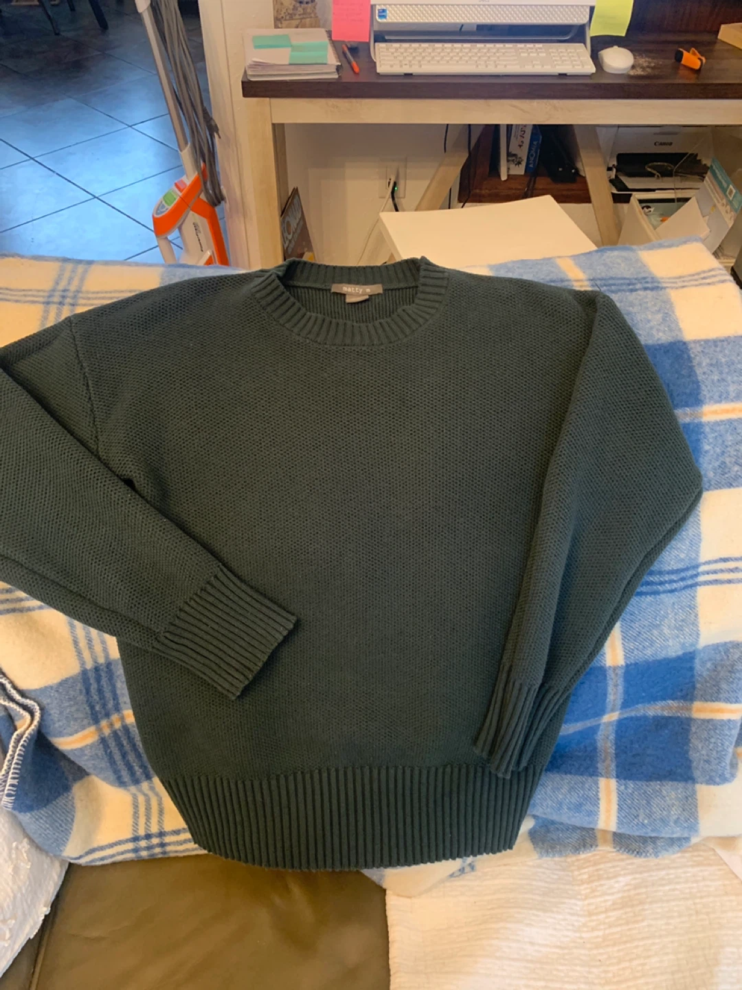 Matty M Green Sweater - Size XS