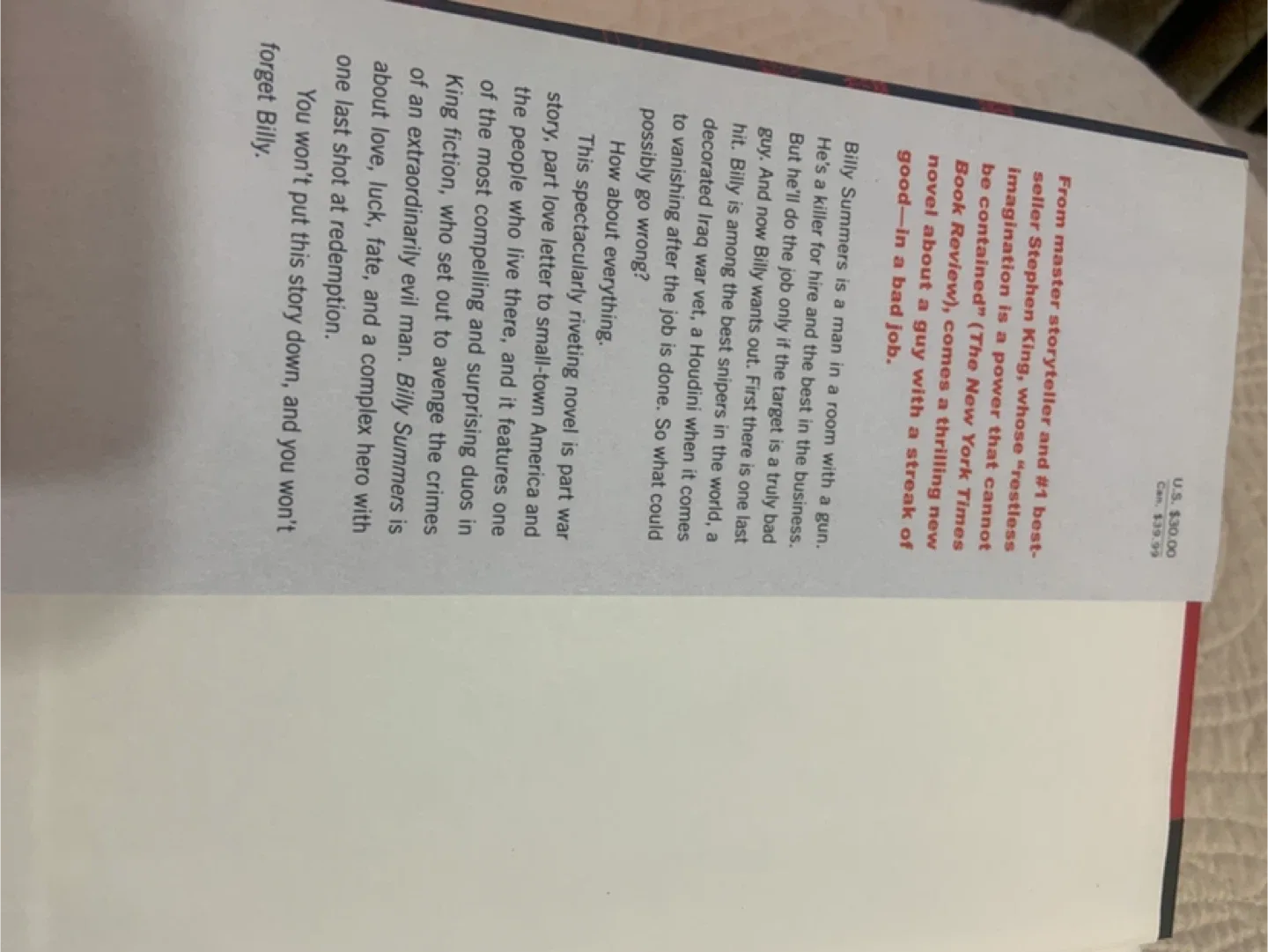 Billy Summers by Stephen King image indicator(3)