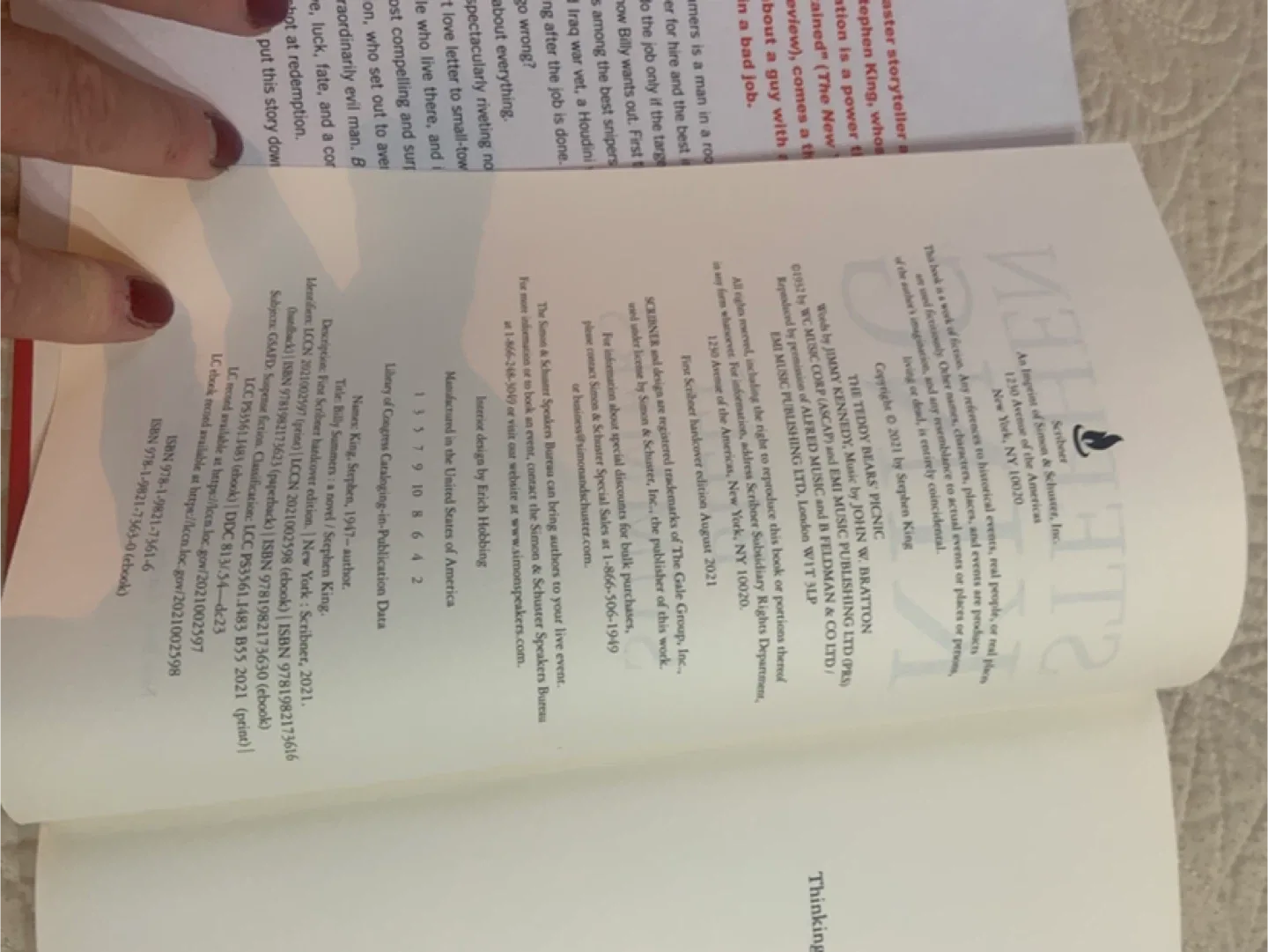 Billy Summers by Stephen King image indicator(4)