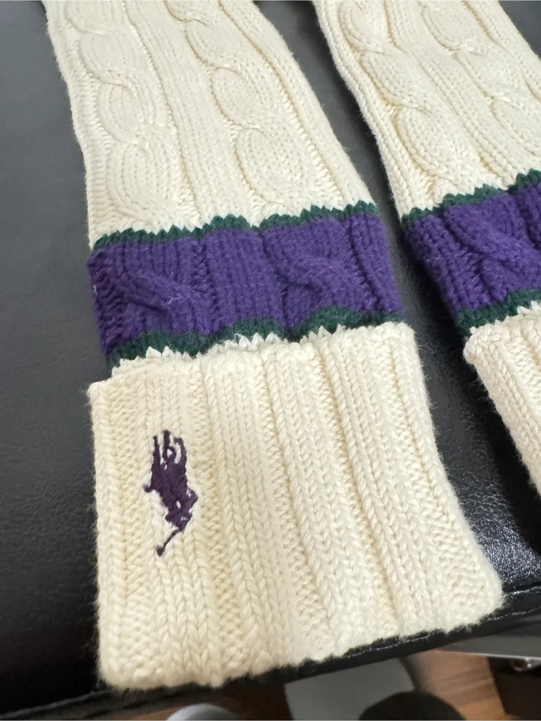 Ralph Lauren Cable Girl Knit Gloves - One Size image indicator(2)