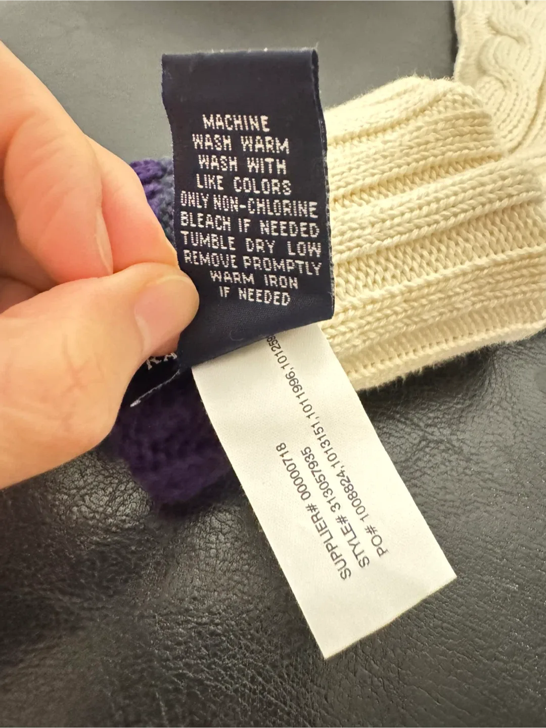 Ralph Lauren Cable Girl Knit Gloves - One Size image indicator(5)