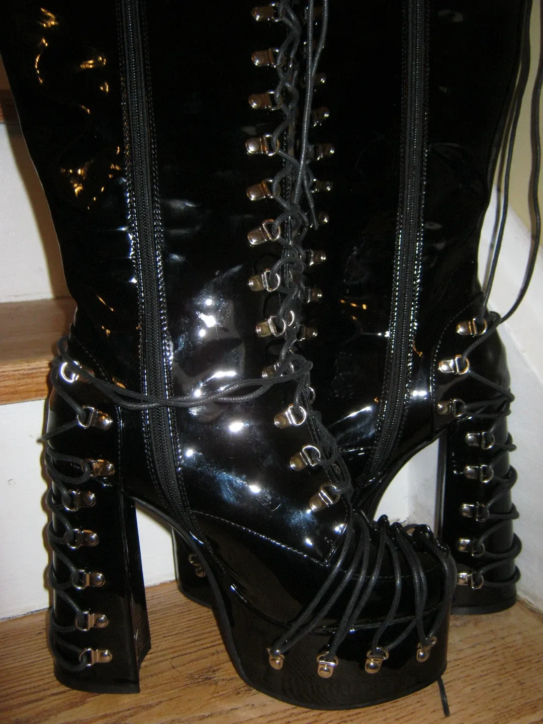 Black Platform Boots