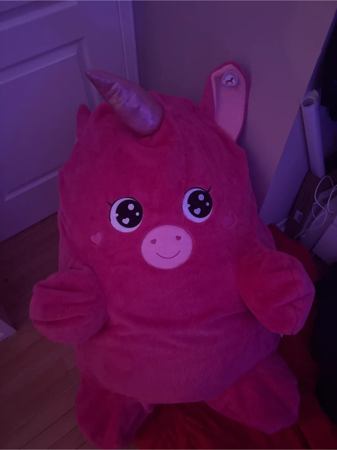 Caravan Softoys Pink Unicorn Bean Bag Chair