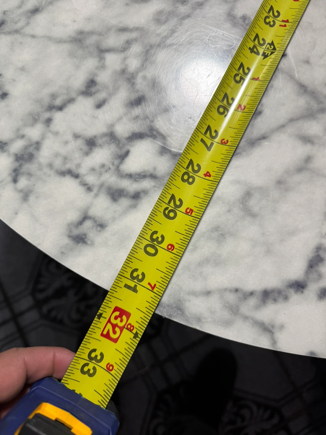 Round wood Top Table - 32 inch Diameter - photo 3