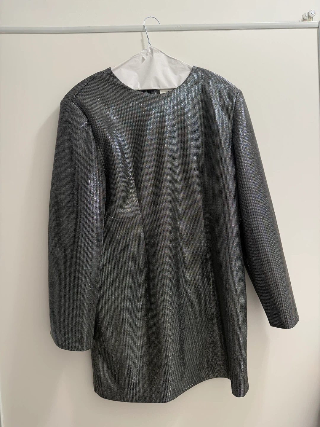 Sparkly Silver Holiday Dress