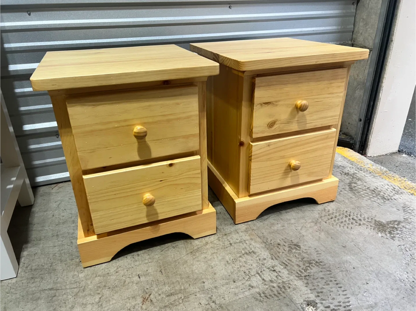 Pair of Solid Wood Nightstands