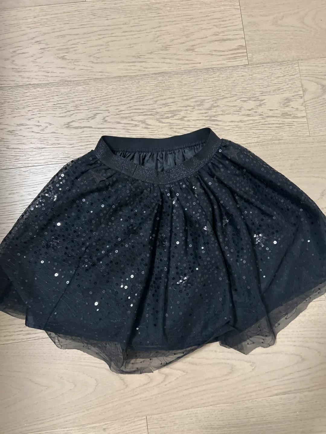 George Black Sequin Skirt - Size L (10-12) image indicator(2)