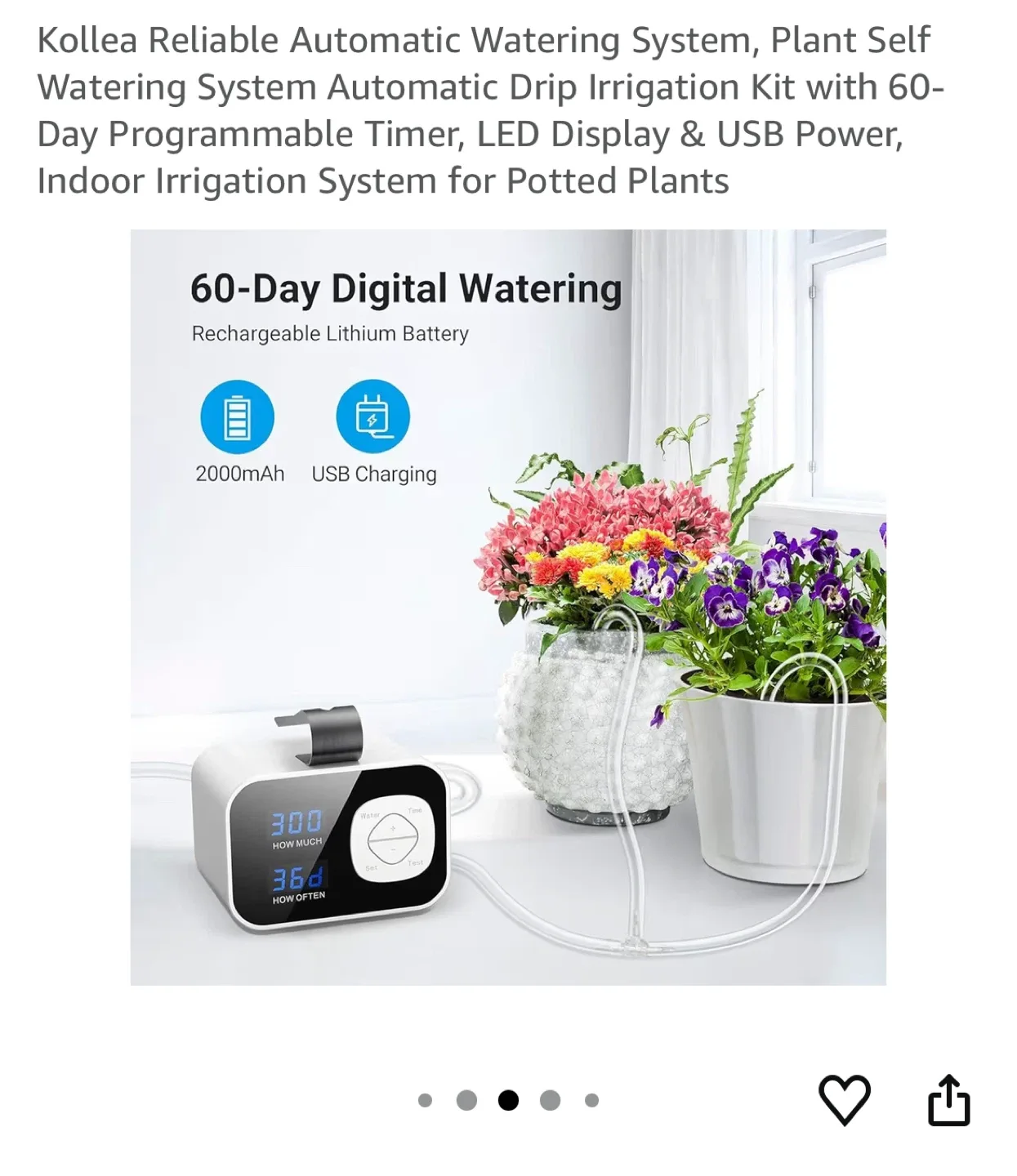 Automatic plant watering system image indicator(6)