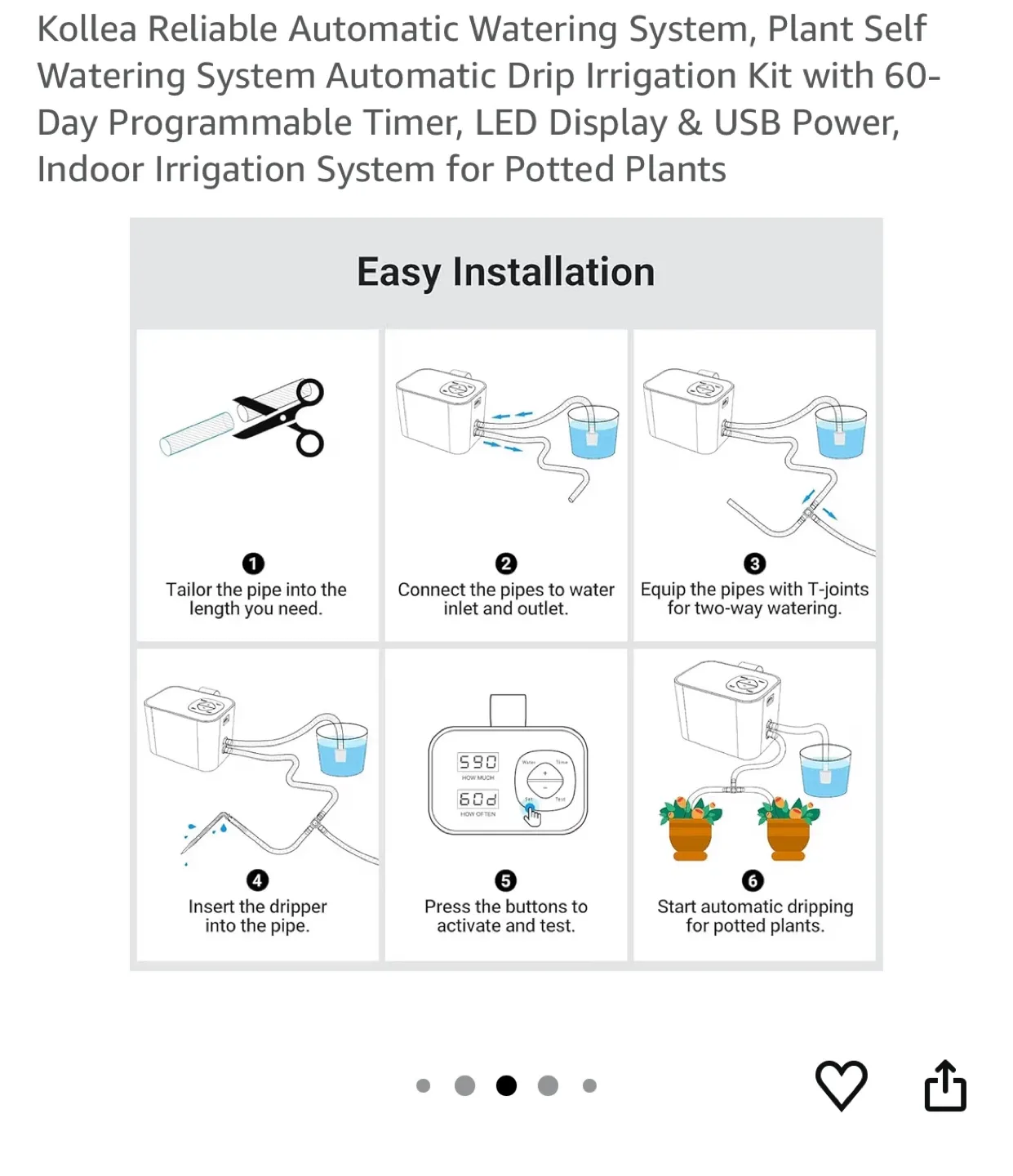 Automatic plant watering system image indicator(7)