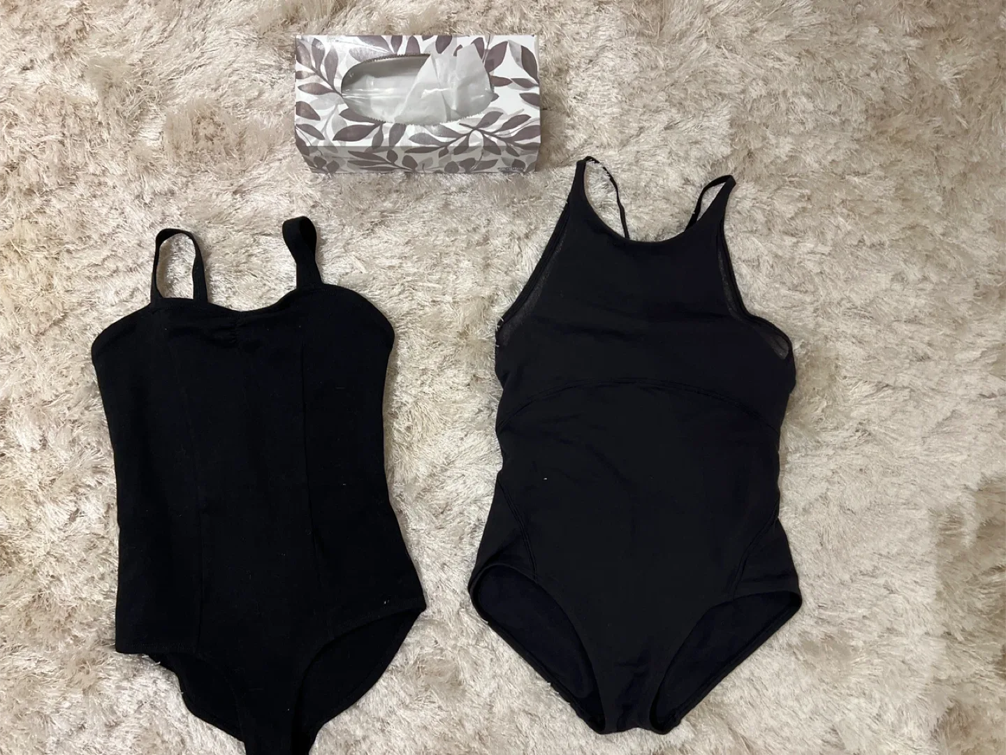 Two Black Leotards for 8-9 yo girl