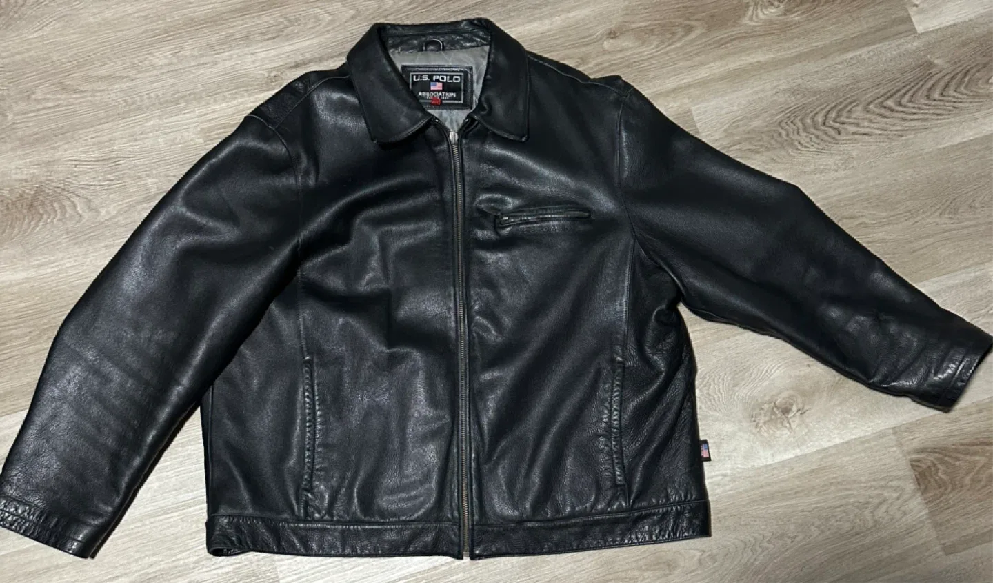 U.S. Polo Assn. Leather Jacket - 2X