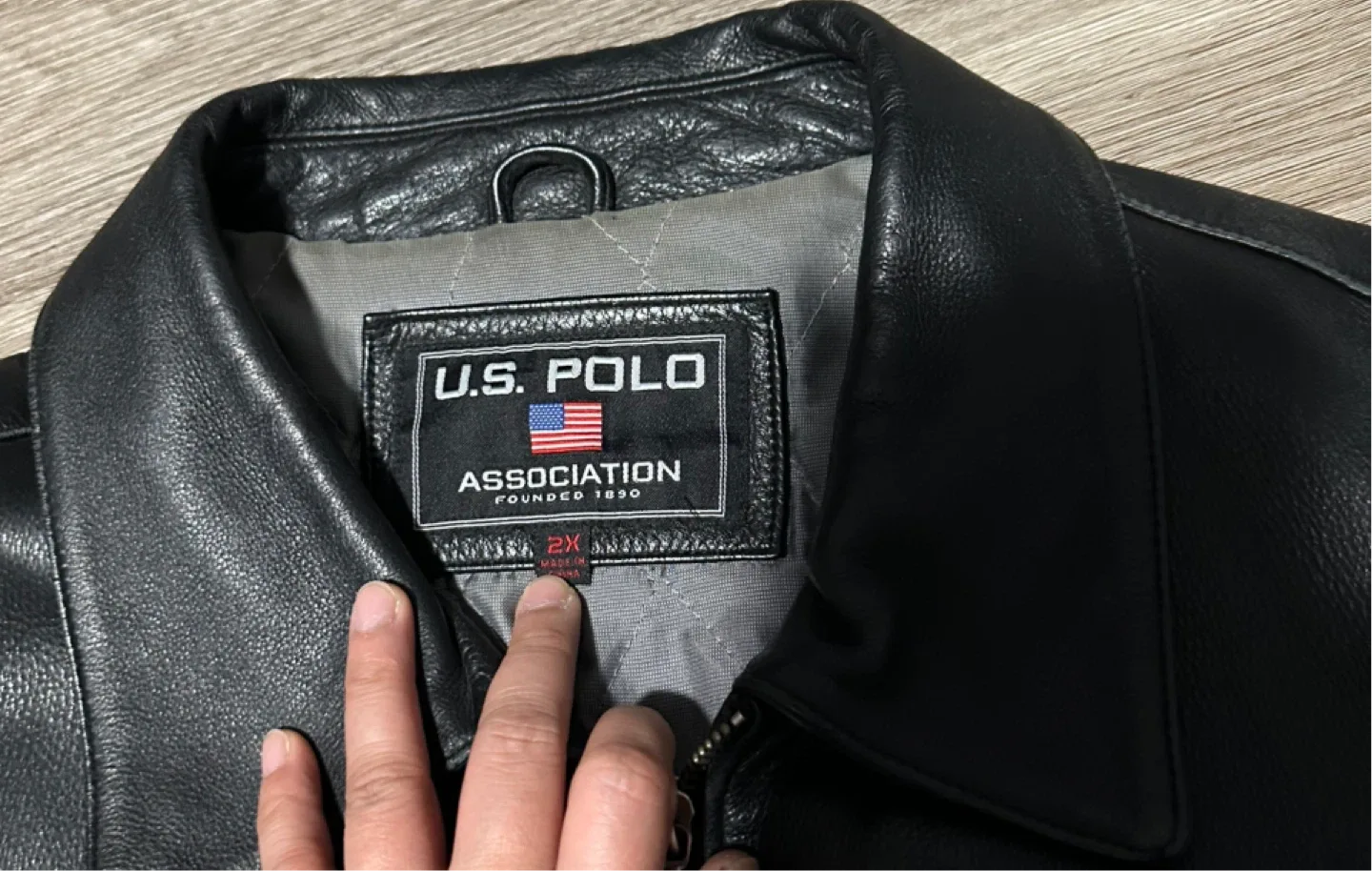 U.S. Polo Assn. Leather Jacket - 2X image indicator(3)