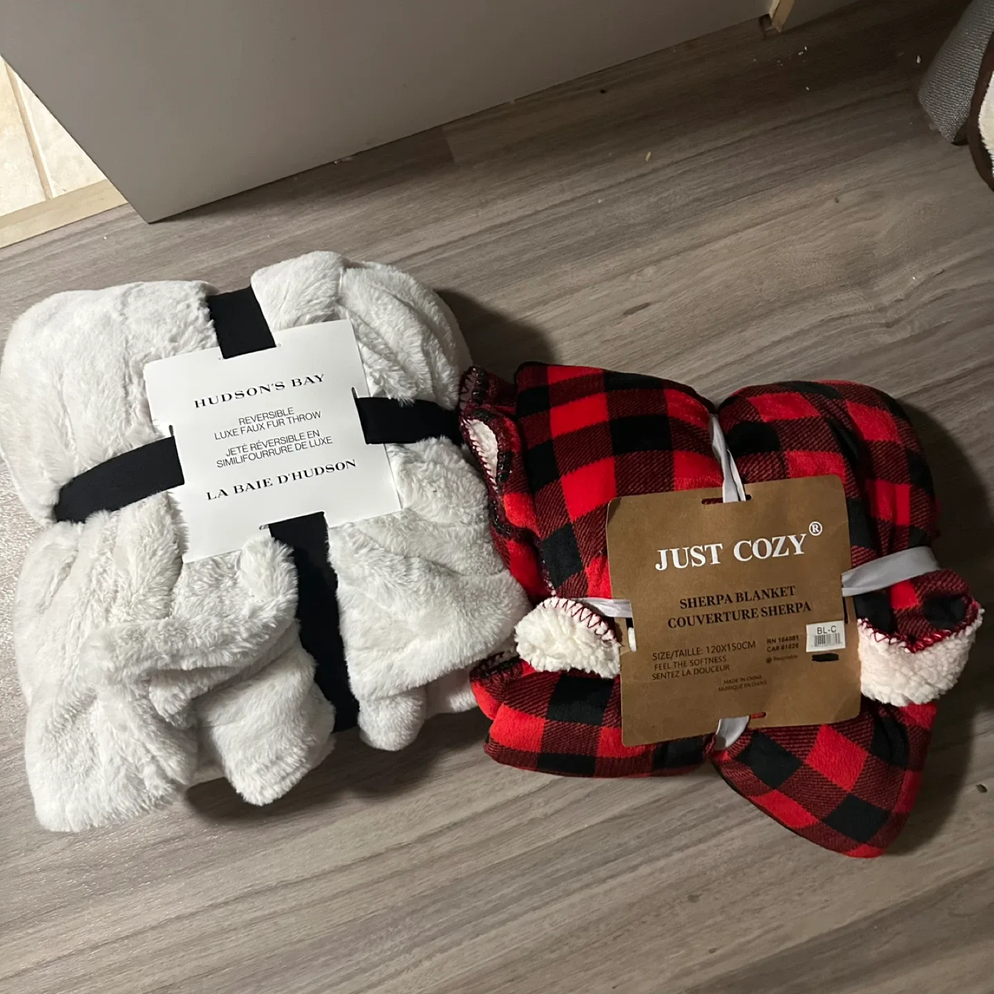 Hudson's Bay Faux Fur Throw Blanket