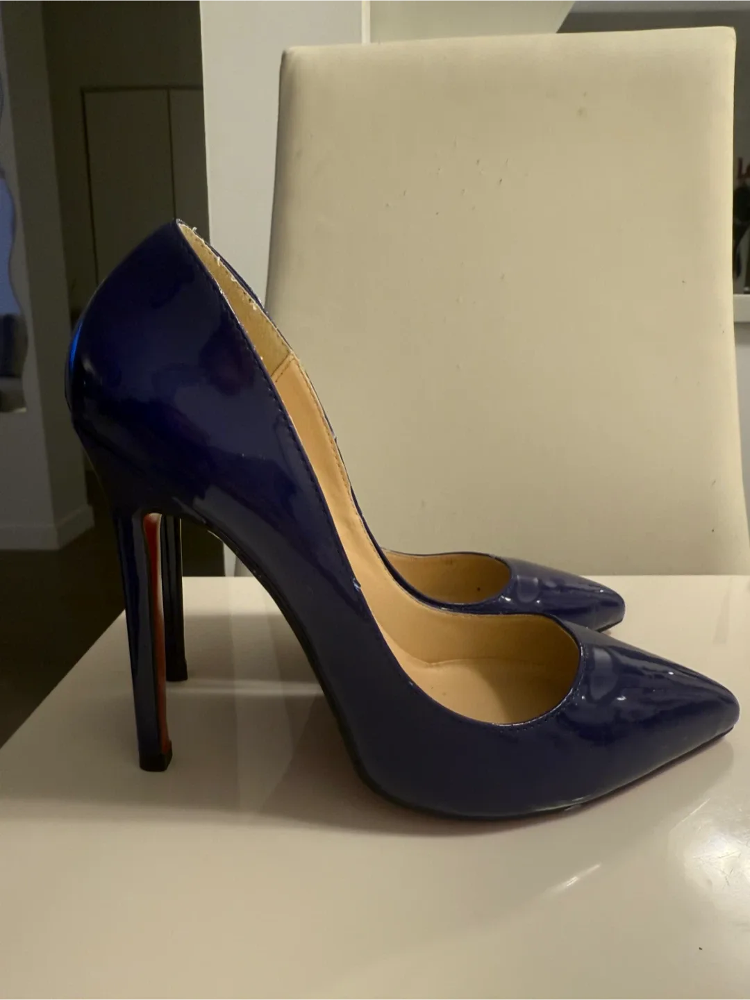 Red bottoms heels size 38 80$ OBO