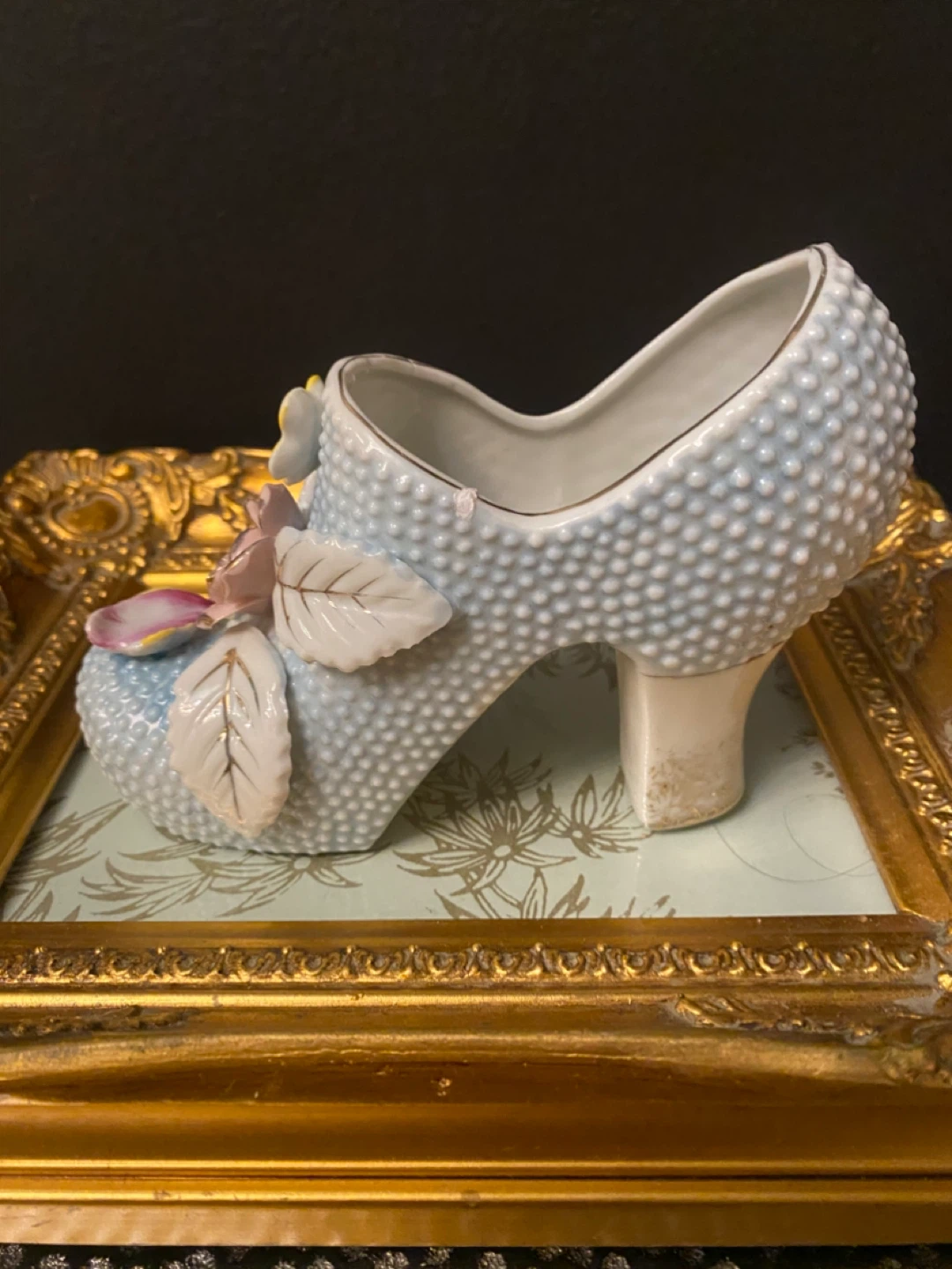Vintage Ceramic Shoe Figurine - photo 2