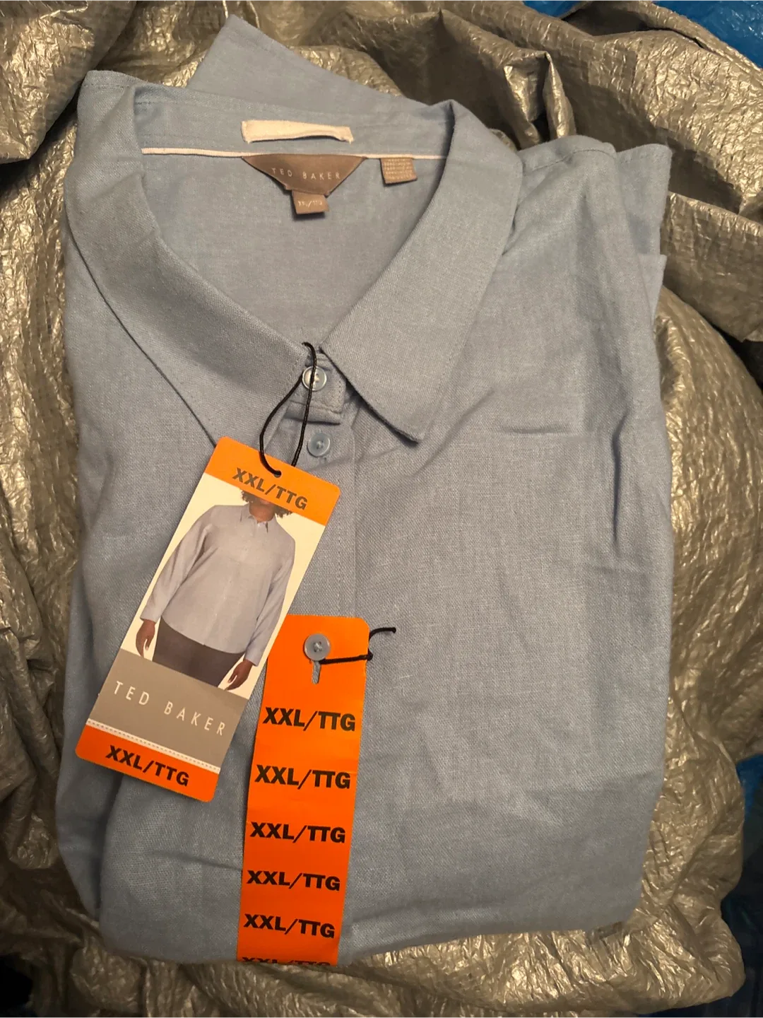 Ladies Ted Baker Light Blue Shirt - XXL/TTG - New with Tags