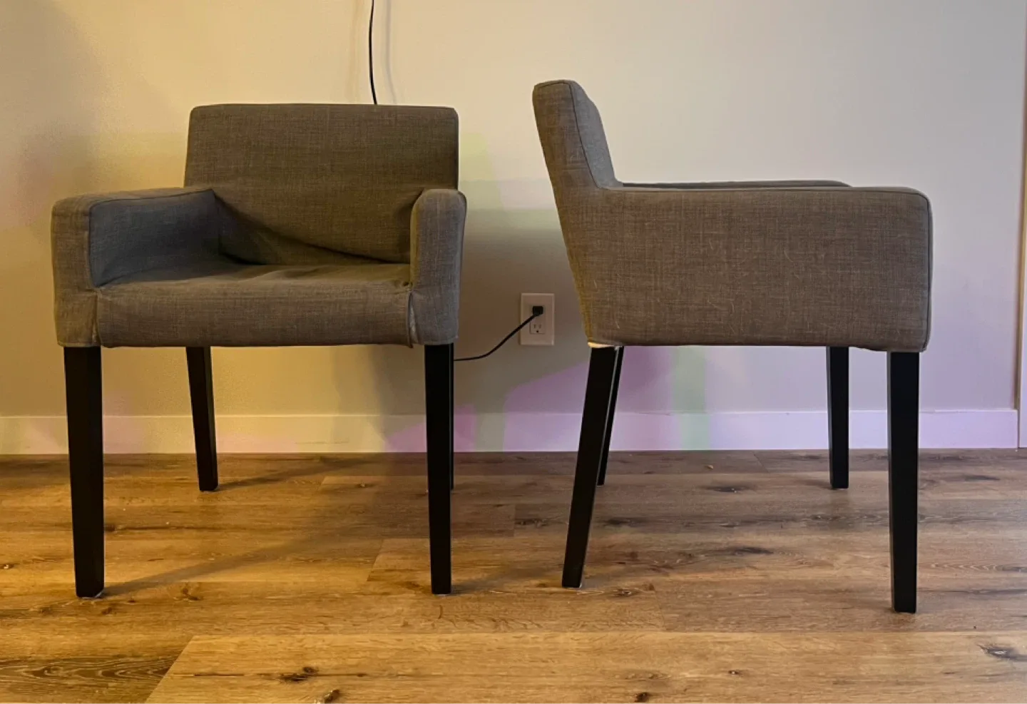 Grey Armchair - Set of 2