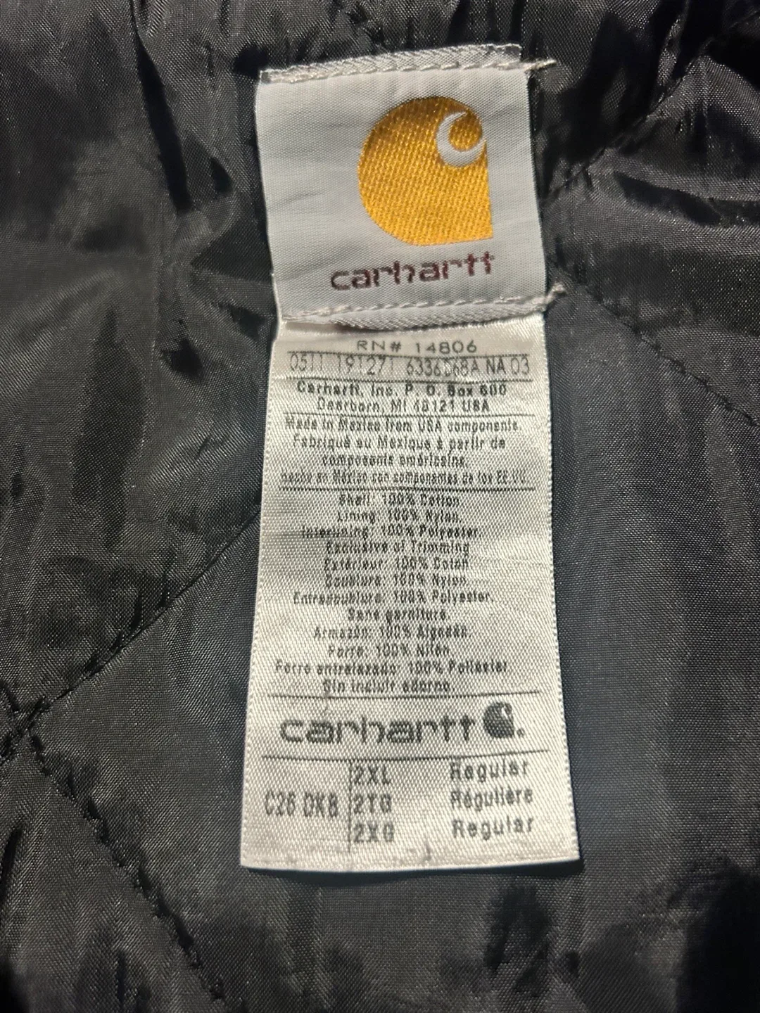 Vintage Carhartt Regular 2XL Jacket image indicator(3)