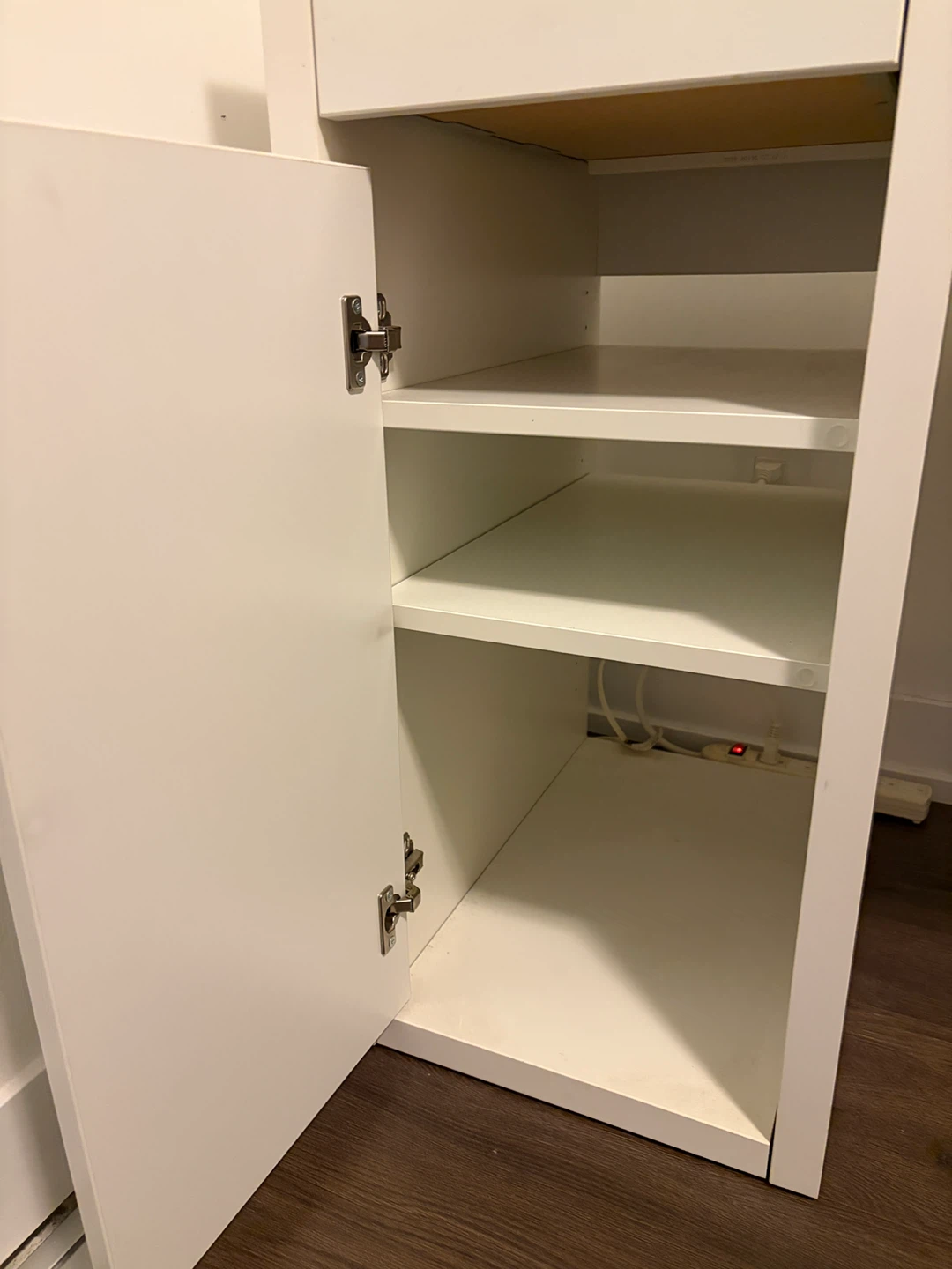 Ikea Micke Desk with 2 drawers & cabinet $75 - photo 3