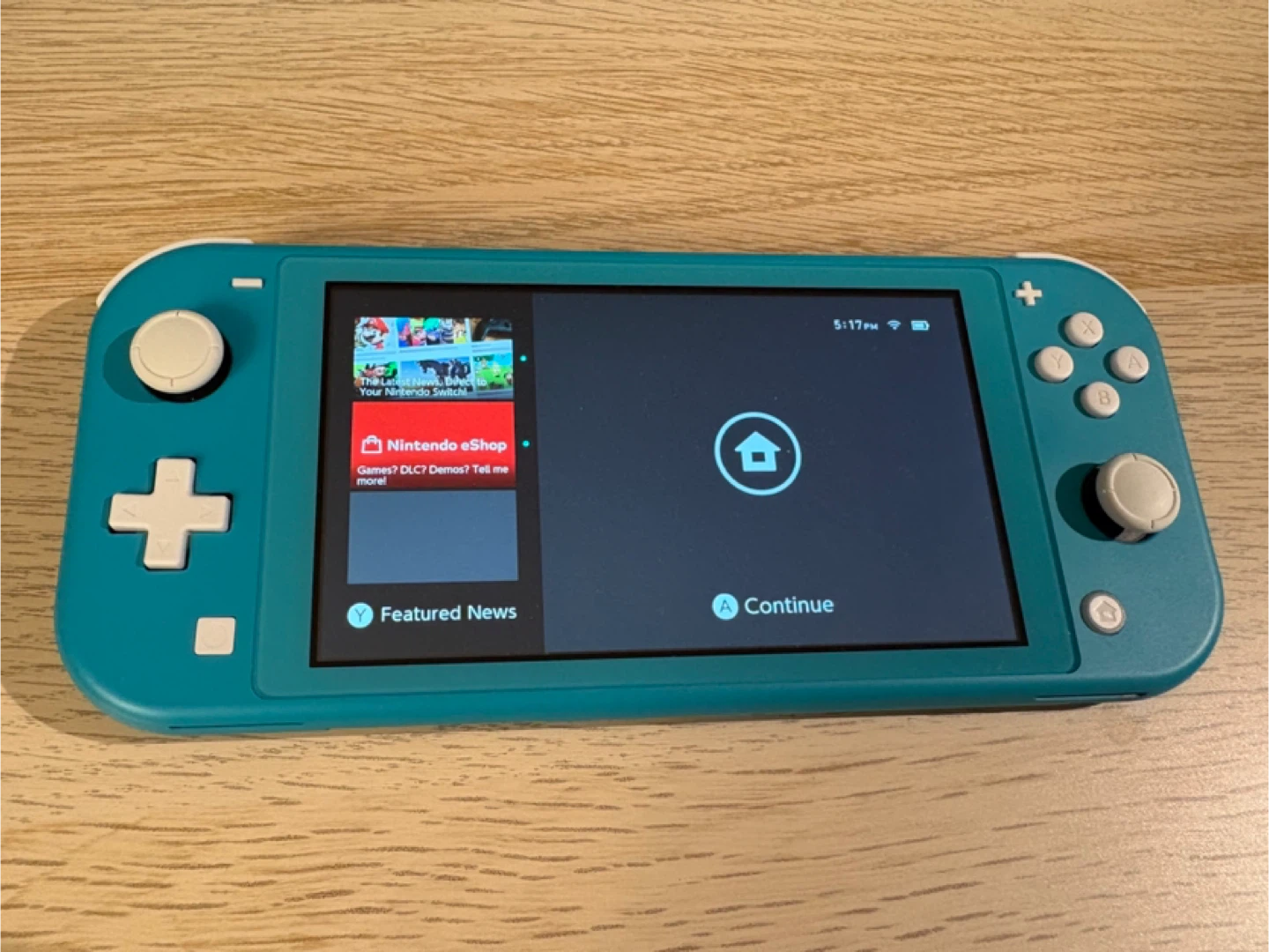Nintendo Switch Lite - Turquoise with Charger & Box - photo 2