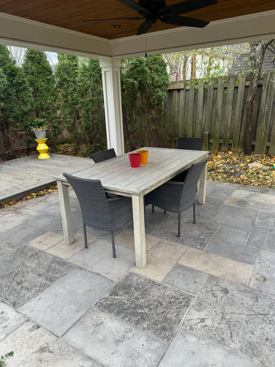 Outdoor Dining Set - Table with 4 Chairs