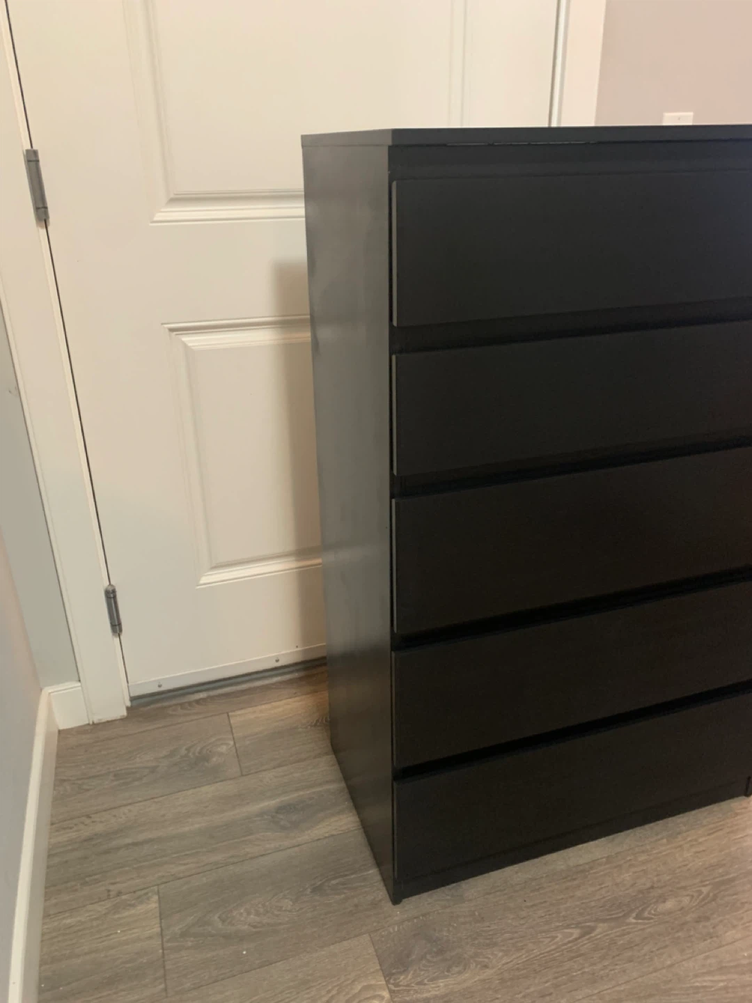 Black 5-Drawer Dresser - photo 2