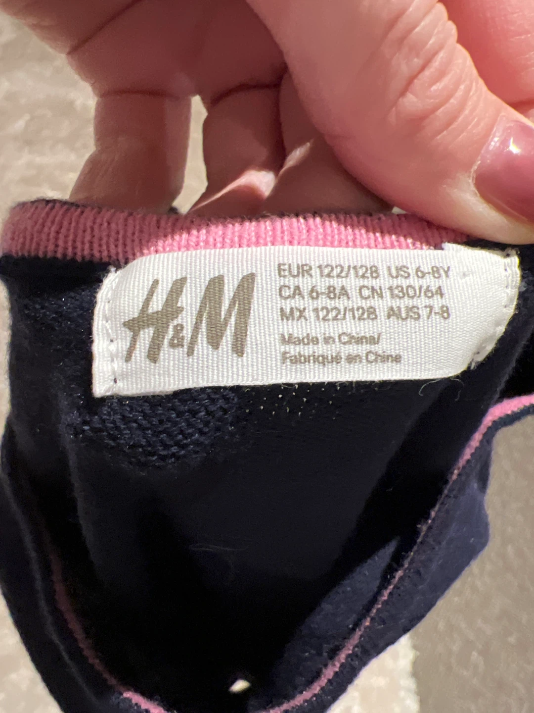 H&M Girls Navy Bunny Dress - Size 6-8Y - photo 2