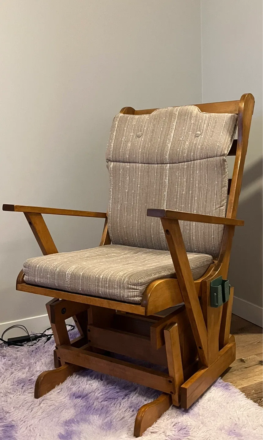 Wooden Glider Rocking Chair