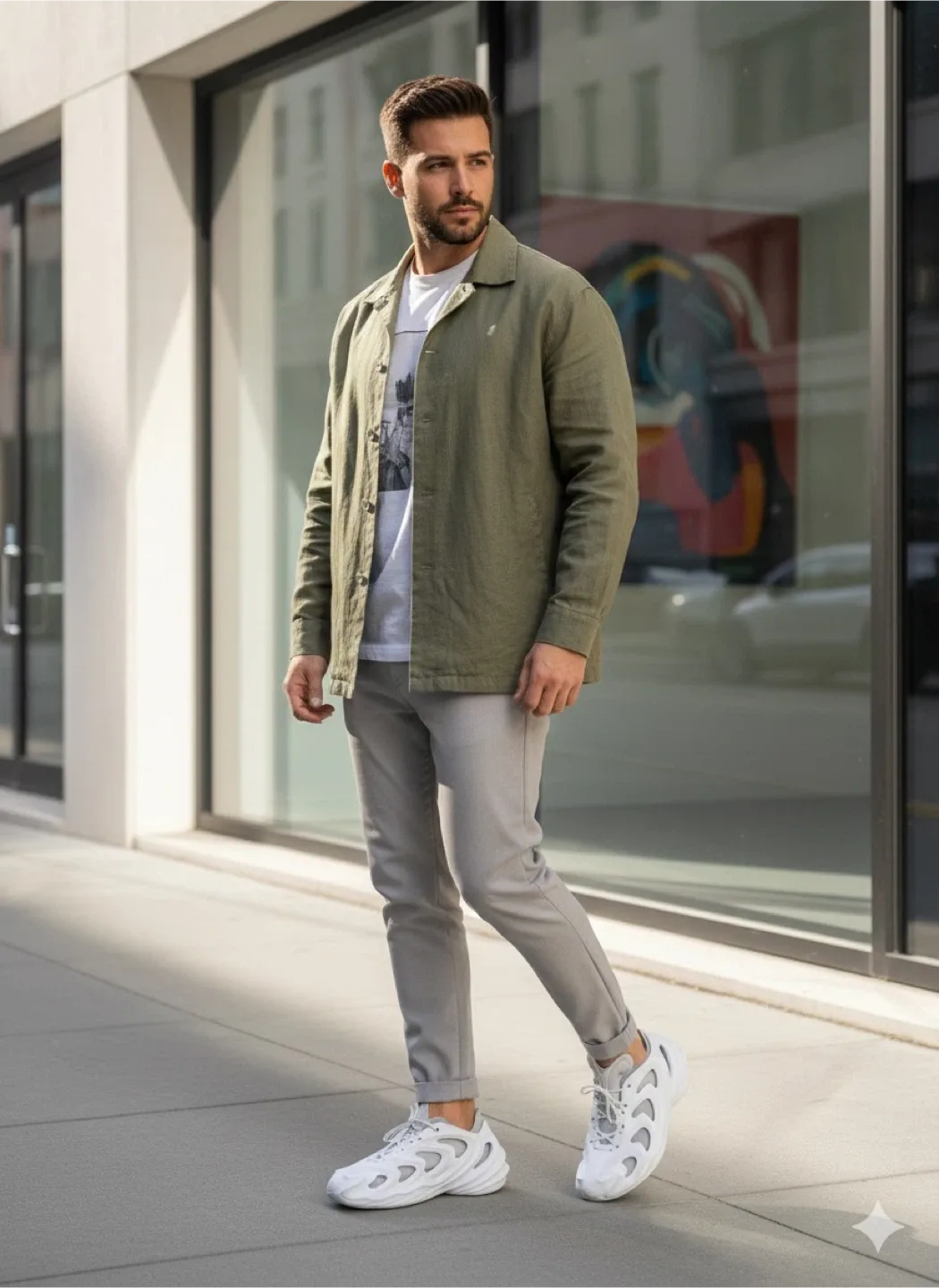 Adidas White AdiFOM Q Shoes image indicator(4)