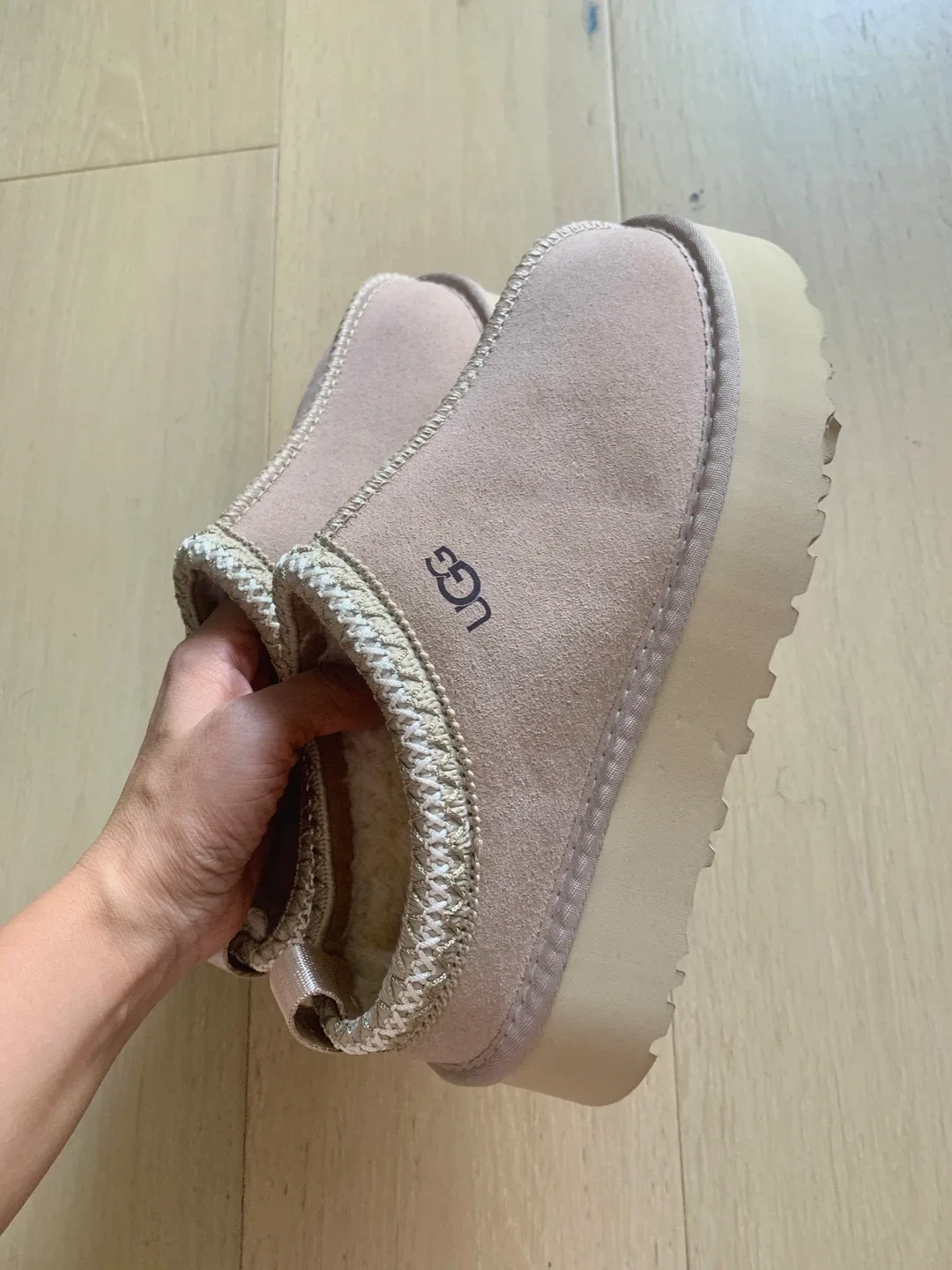 New Tazz Platform Mustard Seed Women's Slippers - Size 6(37)